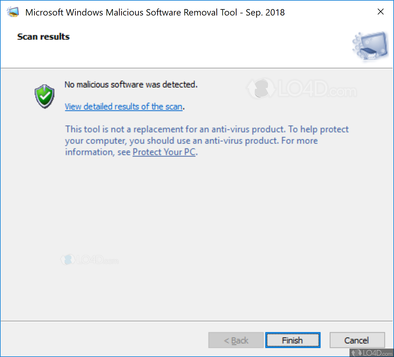 Update malicious software removal tool